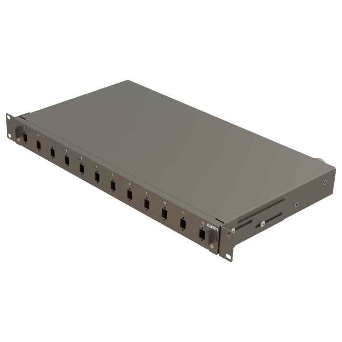 ATTAC 12 PORT PATCH PANEL SLIDING TYPE