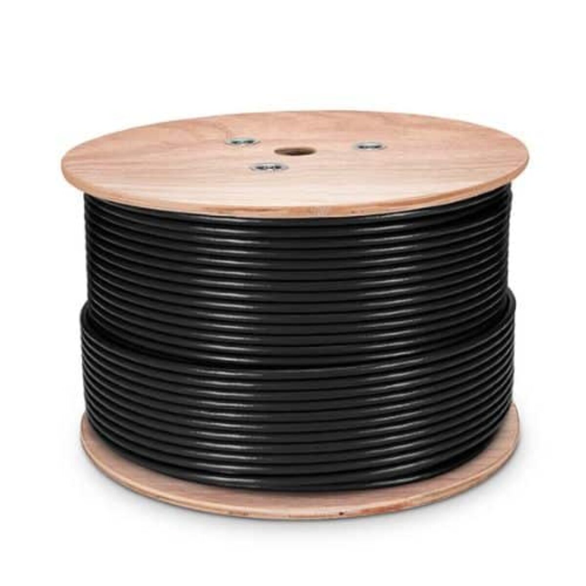 CAT5E SOLID BC BLACK UV OUTDDOR