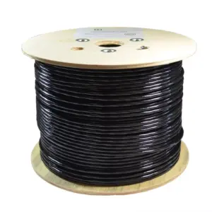 CAT5E SOLID BC FTP BLACK UV OUTDOOR