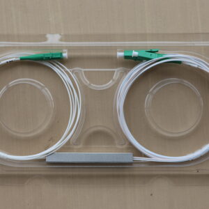 PLC SPLITTER 1:2 CONNECTORISED LC/APC