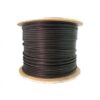CAT6 outdoor FTP cable with black UV-resistant jacket, sold per meter