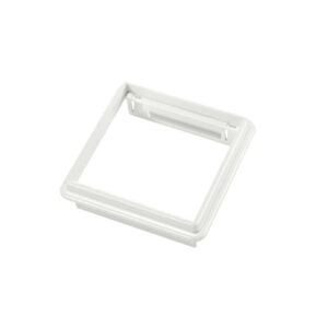 50x50mm white flush mount keystone collar